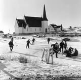 St._John&#039;s_Anglican_Church,_Peggys_Cove,_Nova_Scotia,_1950s