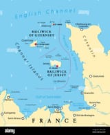 channel-islands-political-map-crown-dependencies-guernsey-and-jersey-2PTC1HN