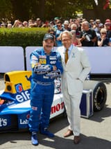 Nigel Mansell [left] and The Duke of Richmond [right] at the 2022 Festival of Speed. Ph. by Mike Caldwell.