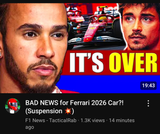 Alright guys welcome back to formula 1 news