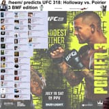 UFC 318 Holloway vs. Poirier