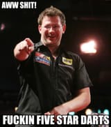 james wade 5 STAR DARTS