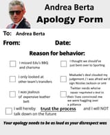 berta apology