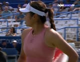very super cute emma hair over her visor