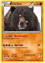 Bored bear