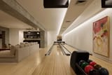 bowling alley in her mansion