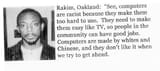 Racism - Computers are racist