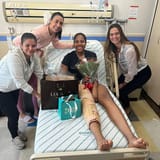 Ana Cristina hospitalizada