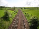 track and field (train tracks in a field, get it?)