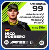 rosberg f1 22