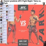 UFC Fight Night Taira vs. Park