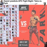 UFC Fight Night Taira vs. Park goof 2