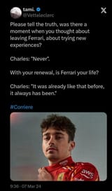 leclerc Maranello syndrome