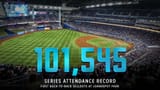 Marlins series attendance record