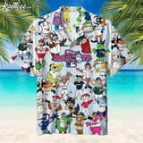 MLB-Mascots-Hawaiian-Shirt