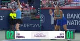 the tennis