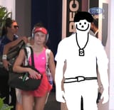 quick pause in the tennis because my autistic brain had to make me protect iva