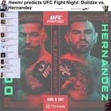 UFC Fight Night Dolidze vs. Hernandez