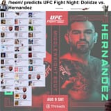 UFC Fight Night Dolidze vs. Hernandez goof 1