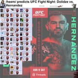 UFC Fight Night Dolidze vs. Hernandez final goof
