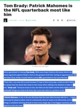 Mahomes Brady