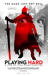 playing hard poster