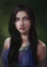black haired