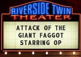 attack of the giant faggot