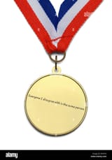 large-gold-medal-with-copy-space-and-ribbon-isolated-on-white-background-E6Y97H