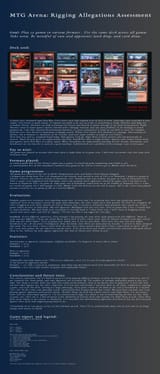 MTG Arena - Rigging Allegations Assessment 1