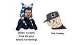 blood harvesting honey
