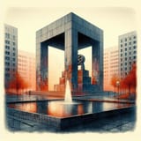 TT--Brutalist Balkan war memorial scupltures
