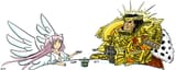 madoka_and_emperor_having_tea_by_sleepydraw-d822e71