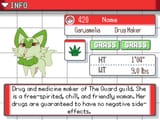 Ganjamelia Sprigatito Weed cat card