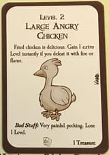 large angry chicken