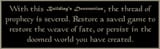 prophecy severed