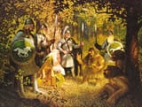 some northmen speaking with little nice forest trolls