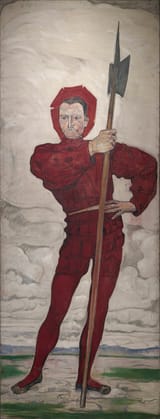 ferdinand_hodler_-_the_halberdier_1895_oil_and_graphite_3m_31_4cm_x_125_7cm_dallas_museum_of_art