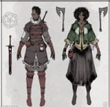 They were hot white English noblewoman hunters before 5e
