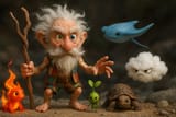 20250507_0833_Gnome Elementalist and Companions_simple_compose_01jtmq3svcetqtsgd1v0y34ack