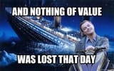 nothing of value lost