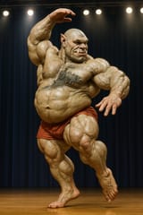 20250619_1050_Ogre Pirouette on Stage_simple_compose_01jy3nzx7yfvwaz3v3k6d1kxtn