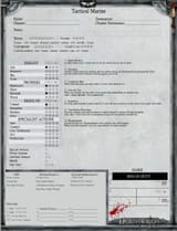 tactical marine charsheet
