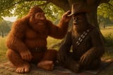 20250619_1352_Sasquatch and Wookiee Bonding_simple_compose_01jy40cw2deb7vs38b8y3sadt9