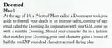 Doomed Trait