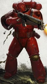 blood angel with boltgun