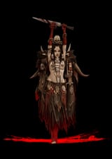 Adrian Smith - HATE boardgame, human-tribe-1-shaman