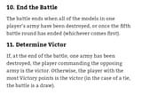 Only War Rules