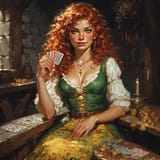 Peony - P - Tavern Scenes - Paint Vintage Pulp 15