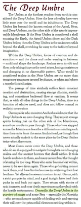 Deep Umbra